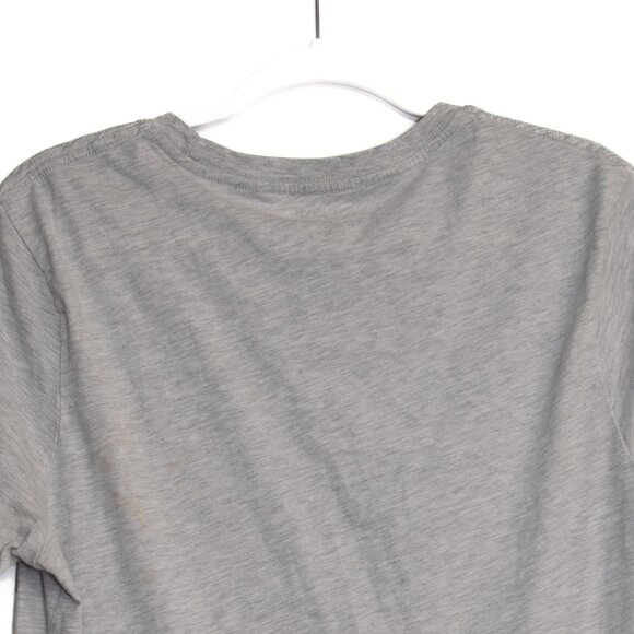 Hurley Mens Gray Short Sleeve T-Shirt With Green Logo Design M - Picture 10 of 10